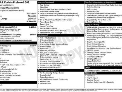 Used 2024 Buick Envista Preferred w/ Convenience I Package FWD image 6