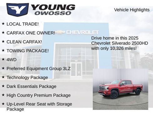 Used 2025 Chevrolet Silverado 2500 High Country w/ High Country Premium Package image 8