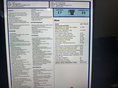 Used 2018 Mercedes-Benz GLE 43 AMG 4MATIC image 25