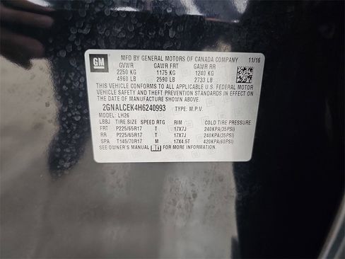 Certified 2017 Chevrolet Equinox LT w/ Convenience Package image 40