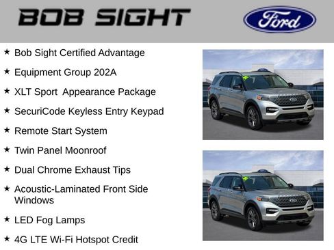 Used 2024 Ford Explorer XLT w/ Equipment Group 202A AWD/4WD image 3
