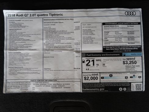 Used 2018 Audi Q7 2.0T Premium Plus AWD/4WD image 28