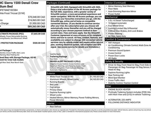 Used 2021 GMC Sierra 1500 Denali w/ Denali Ultimate Package AWD/4WD image 6