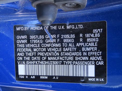 Used 2017 Honda Civic EX image 21