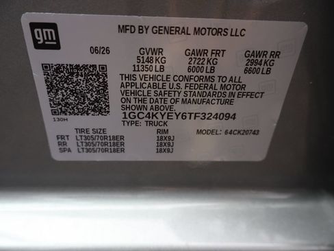 New 2026 Chevrolet Silverado 2500 ZR2 w/ ZR2 Bison Edition AWD/4WD image 15