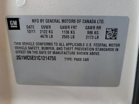 Used 2012 Chevrolet Impala LTZ FWD image 29