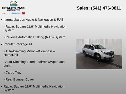 Used 2025 Subaru Forester Limited w/ Popular Package #1 AWD/4WD image 6