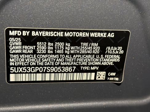 Used 2025 BMW X3 xDrive30i w/ Convenience Package image 20