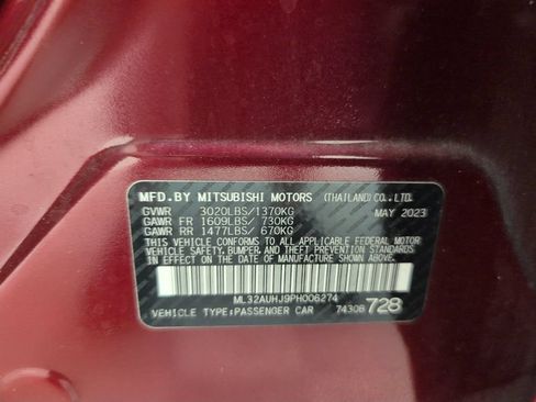 Used 2023 Mitsubishi Mirage LE FWD image 37