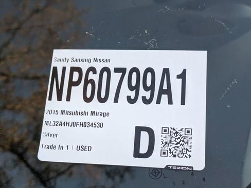 Used 2015 Mitsubishi Mirage ES image 6