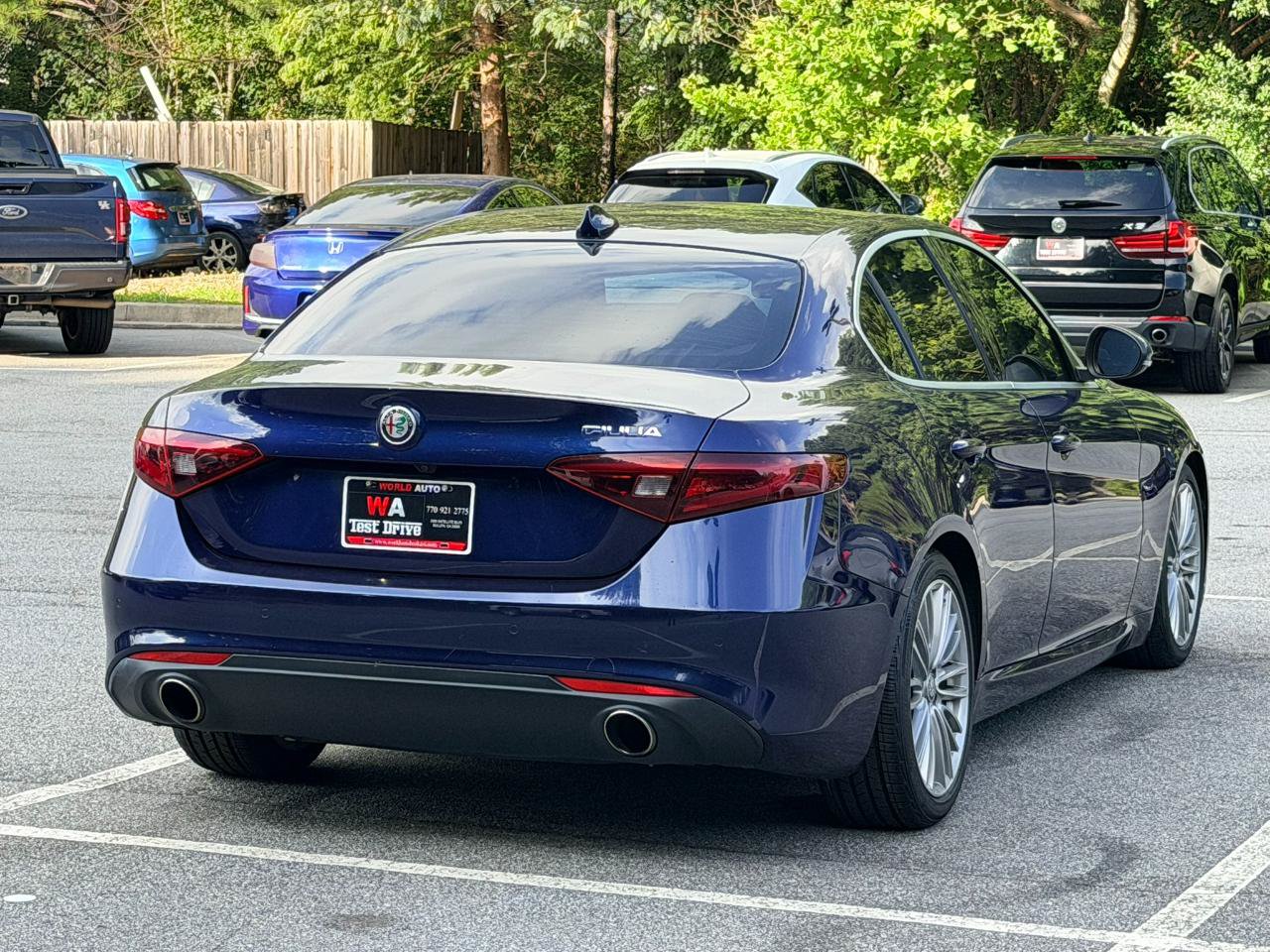 Used 2017 Alfa Romeo Giulia Ti w/ TI Lusso Light Wood Package RWD image 5