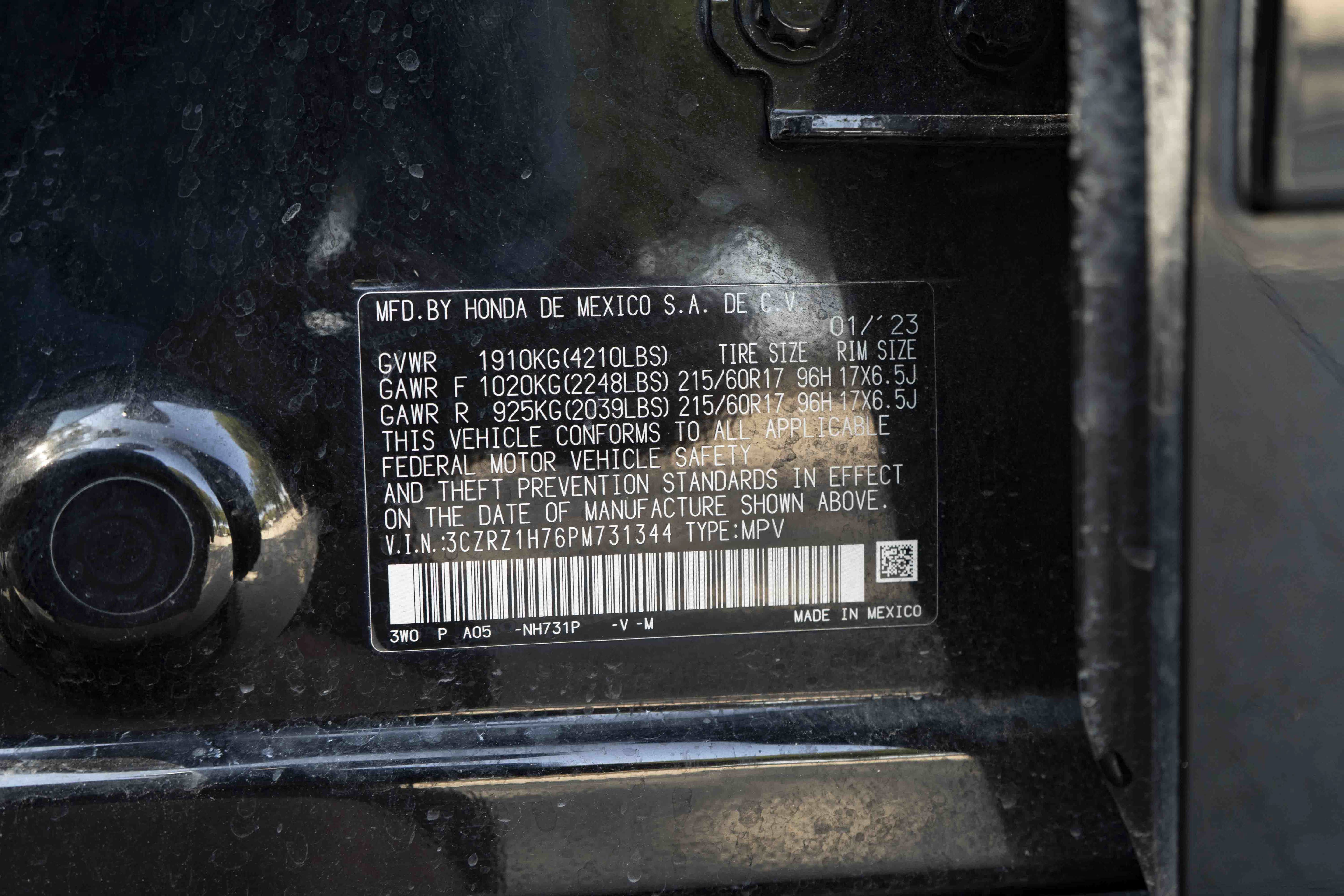 Used 2023 Honda HR-V EX-L image 46