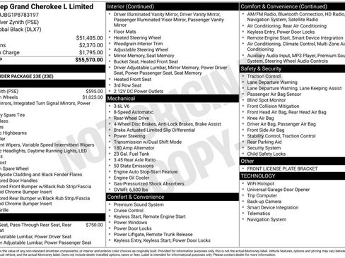 Used 2023 Jeep Grand Cherokee L Limited image 45