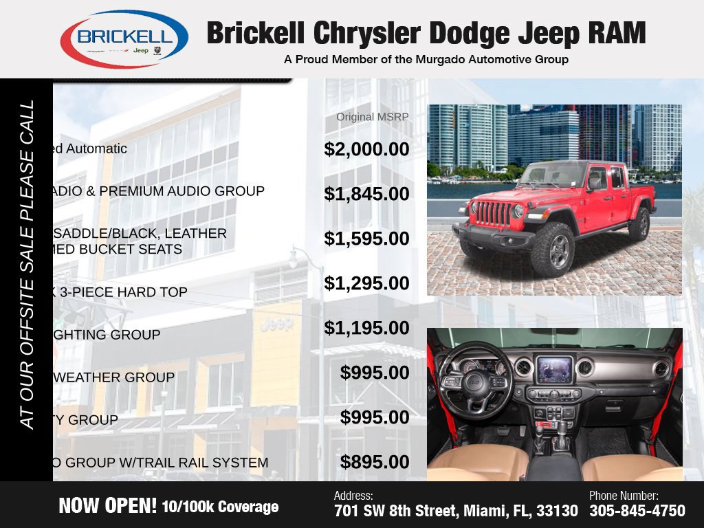 Used 2020 Jeep Gladiator Rubicon AWD/4WD image 5