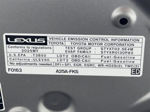 Used 2025 Lexus NX 250 FWD w/ Towing Package (2000 Lbs) image 60