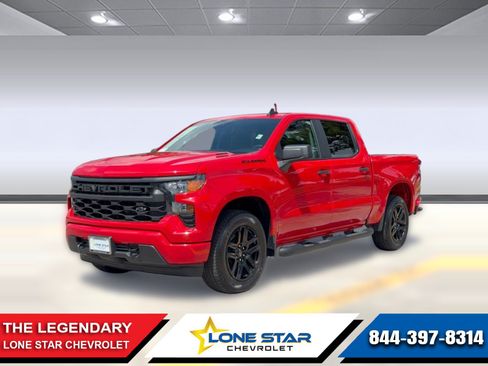 Certified 2026 Chevrolet Silverado 1500 Custom w/ LPO, Dark Essentials Package RWD image 1
