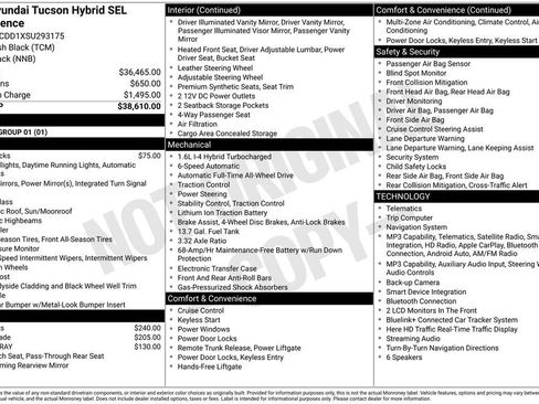 Certified 2025 Hyundai Tucson SEL AWD/4WD image 34