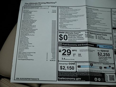 New 2026 BMW X3 xDrive30 w/ Premium Package image 41