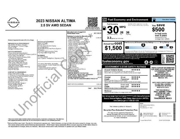 Certified 2023 Nissan Altima 2.5 SV w/ SV Premium Package AWD/4WD image 18