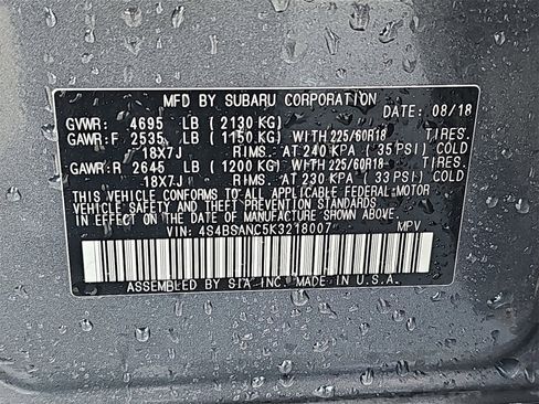 Used 2019 Subaru Outback 2.5i Limited w/ Popular Package #2 image 14