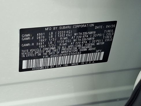 New 2026 Subaru Forester Sport w/ Sport Package AWD/4WD image 18