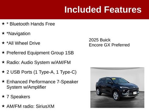 Used 2025 Buick Encore GX Preferred AWD/4WD image 3