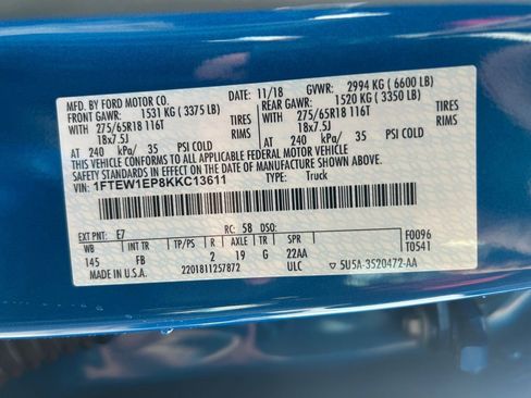 Used 2019 Ford F150 XLT w/ Equipment Group 302A Luxury image 34