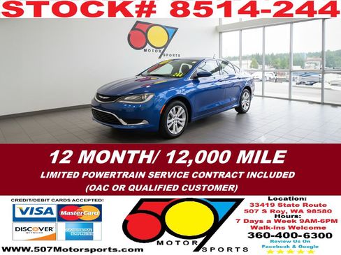 Used 2016 Chrysler 200 Limited image 1