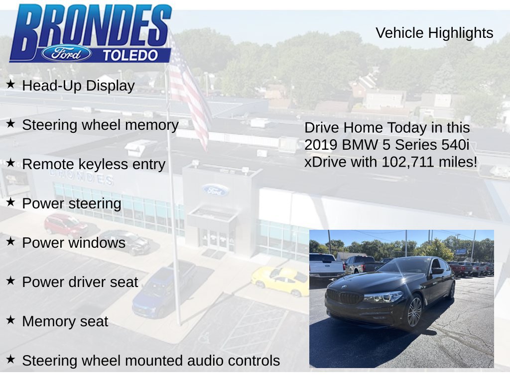 Used 2019 BMW 540i xDrive AWD/4WD image 17