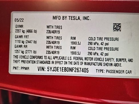 Used 2022 Tesla Model 3 Long Range image 11