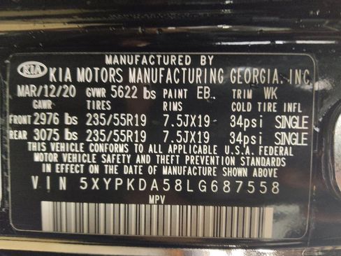 Used 2020 Kia Sorento SX AWD/4WD image 33