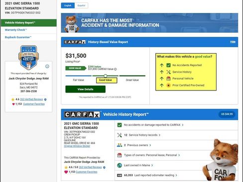 Used 2021 GMC Sierra 1500 Elevation image 10