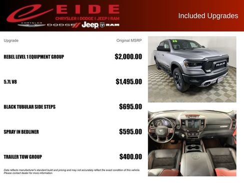 Used 2020 RAM 1500 Rebel w/ Rebel Level 1 Equipment Group AWD/4WD image 13