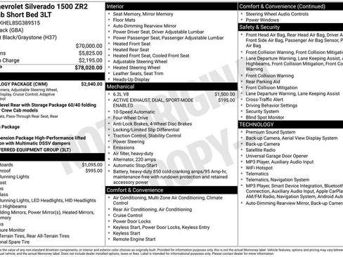 Used 2025 Chevrolet Silverado 1500 ZR2 w/ Technology Package AWD/4WD image 30