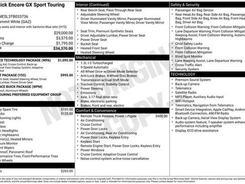 Used 2026 Buick Encore GX Sport Touring w/ Advanced Technology Package AWD/4WD image 29