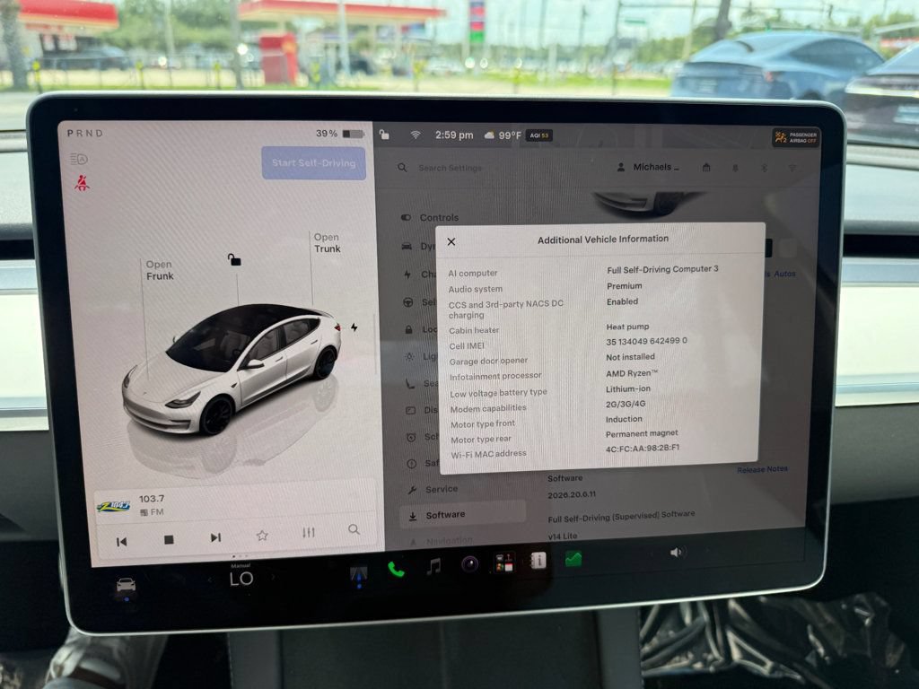 Used 2023 Tesla Model 3 Performance AWD/4WD image 15
