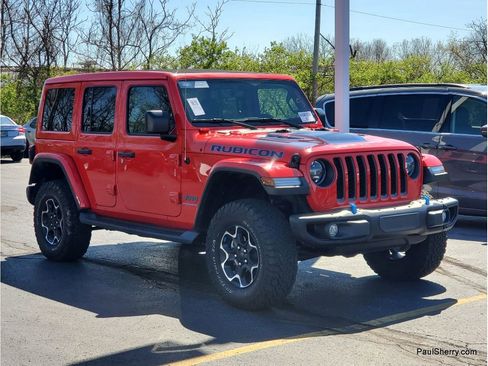 Used 2023 Jeep Wrangler Unlimited Rubicon 4xe w/ Steel Bumper Group image 19