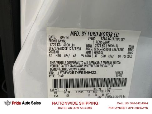 Used 2015 Ford F350 Lariat w/ Lariat Ultimate Package AWD/4WD image 38