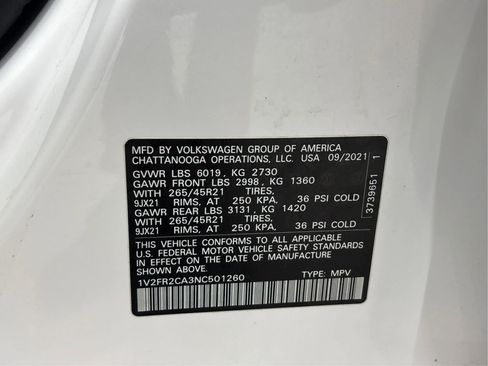 Used 2022 Volkswagen Atlas SEL Premium AWD/4WD image 28