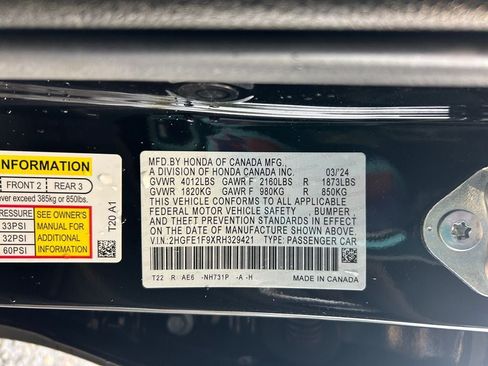 Used 2024 Honda Civic Touring image 36