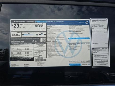 Used 2026 Volkswagen Atlas SE FWD image 19