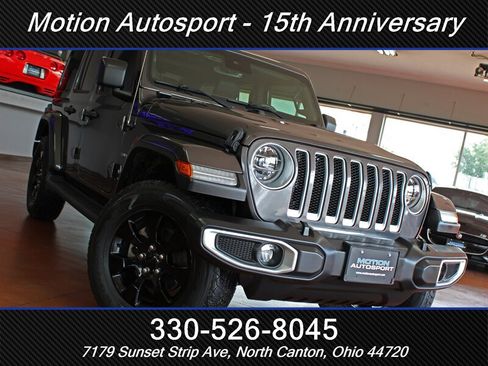 Used 2021 Jeep Wrangler Unlimited Sahara w/ Uconnect 4C Nav & Sound Group AWD/4WD image 56