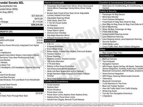 Used 2023 Hyundai Sonata SEL FWD image 2
