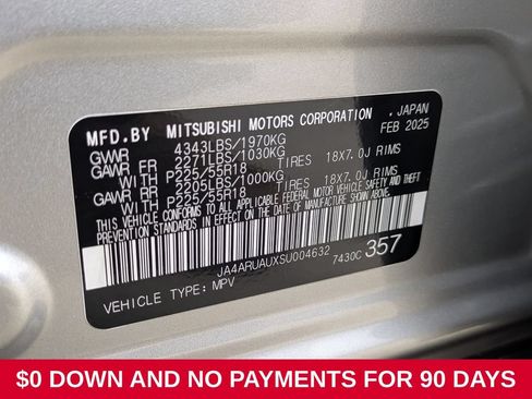 Used 2025 Mitsubishi Outlander Sport SE AWD/4WD image 32