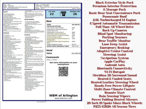 Used 2024 Land Rover Range Rover Velar Dynamic SE image 2