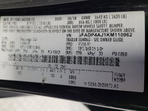Used 2019 Ford Fiesta S FWD image 33