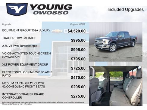 Used 2018 Ford F150 XLT w/ Equipment Group 302A Luxury image 4