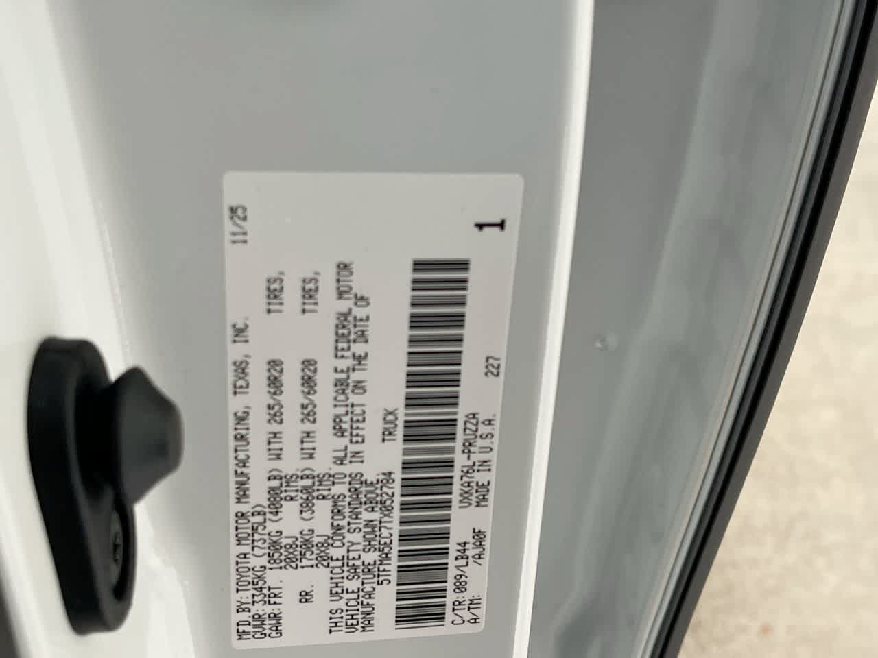 Certified 2026 Toyota Tundra 1794 Edition AWD/4WD image 28