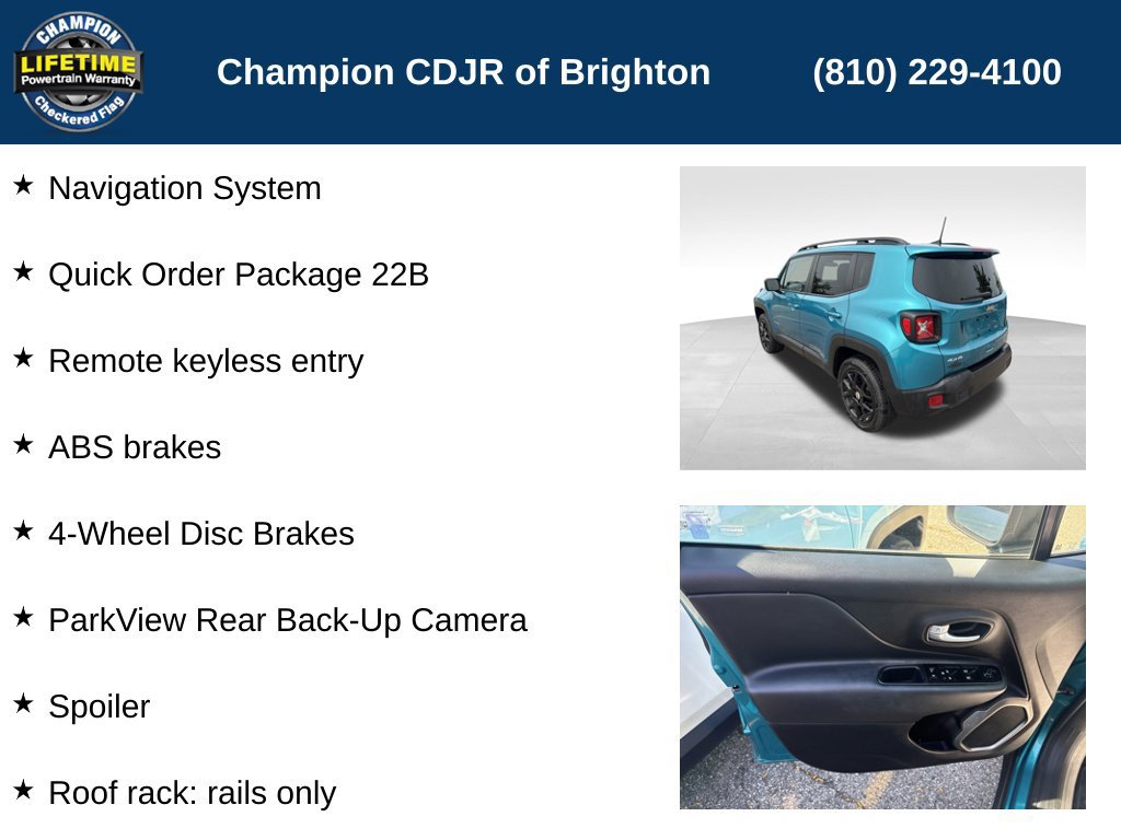 Used 2022 Jeep Renegade Latitude AWD/4WD image 7