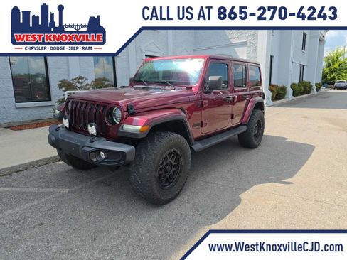 Used 2021 Jeep Wrangler Unlimited Sahara AWD/4WD image 1